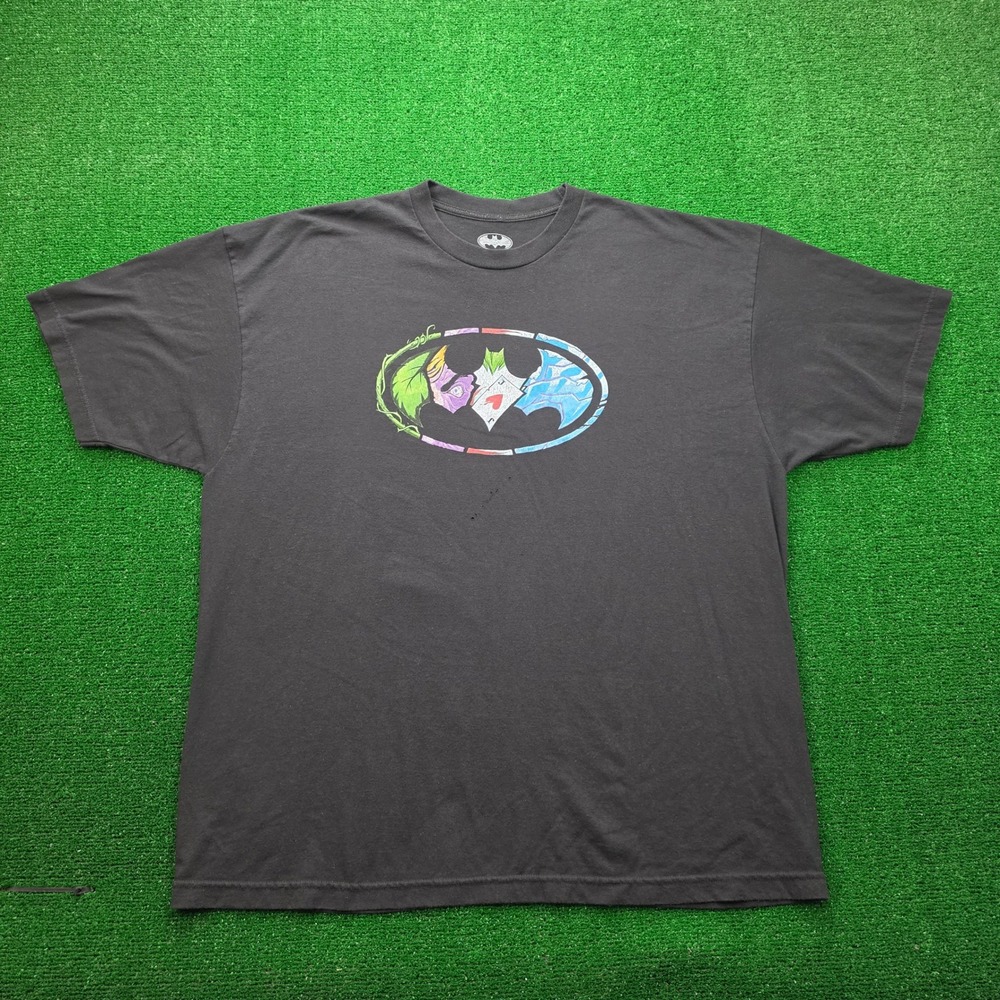 DC Comics Batman Rogues Gallery Villain Insignia Tshirt Mens 3XL Joker Mr Freeze
